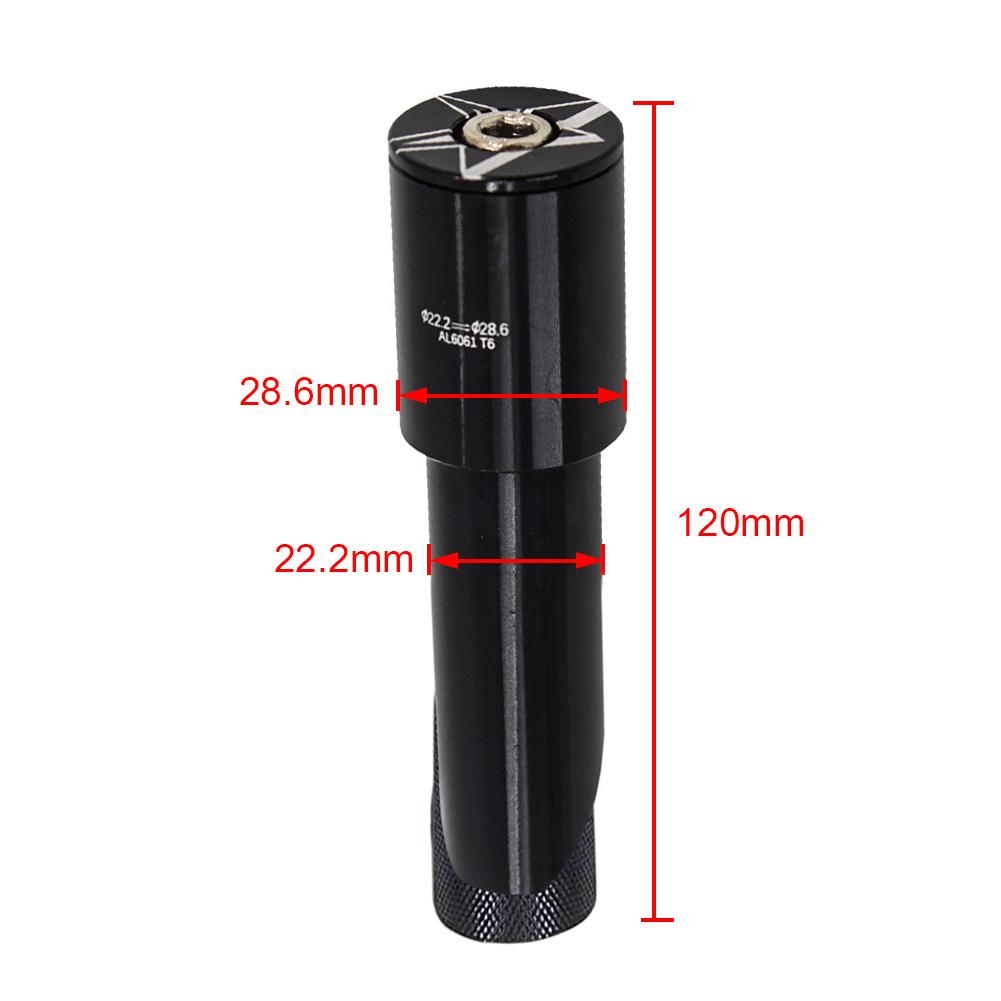 Aluminum Alloy Quill to Ahead Bike Stem Riser Adapter 22.2mm/20.8mm to 28.6mm Road Bike Shock Absorber Seat Post