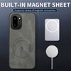 For OnePlus Ace 6/Ace 6t/Ace6 Case Simple Stylish Magnetic Suction Luxury Leather Skin-friendly Anti-drop Cover For OnePlus Ace6