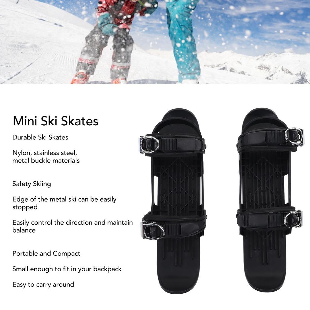 Ski Skates   Ski Shoes Adjusable Skiboards Attach to Skis Boots For Downhill Slopes Winter Sports for Children