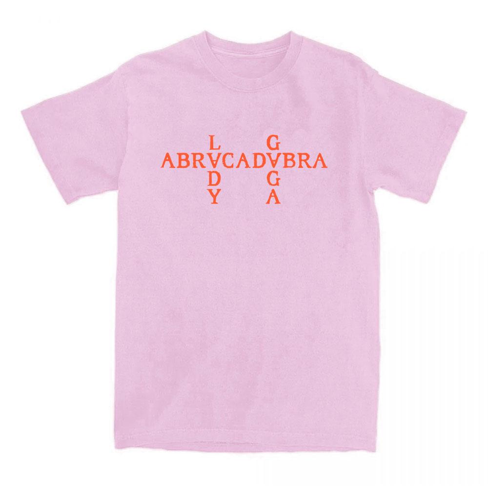 Abracadabra Lady Gaga Mayhem Album Tshirts Short Sleeve Round Neck Women Tshirt Cotton Tees Camisetas Casual Hip Hop Streetwear