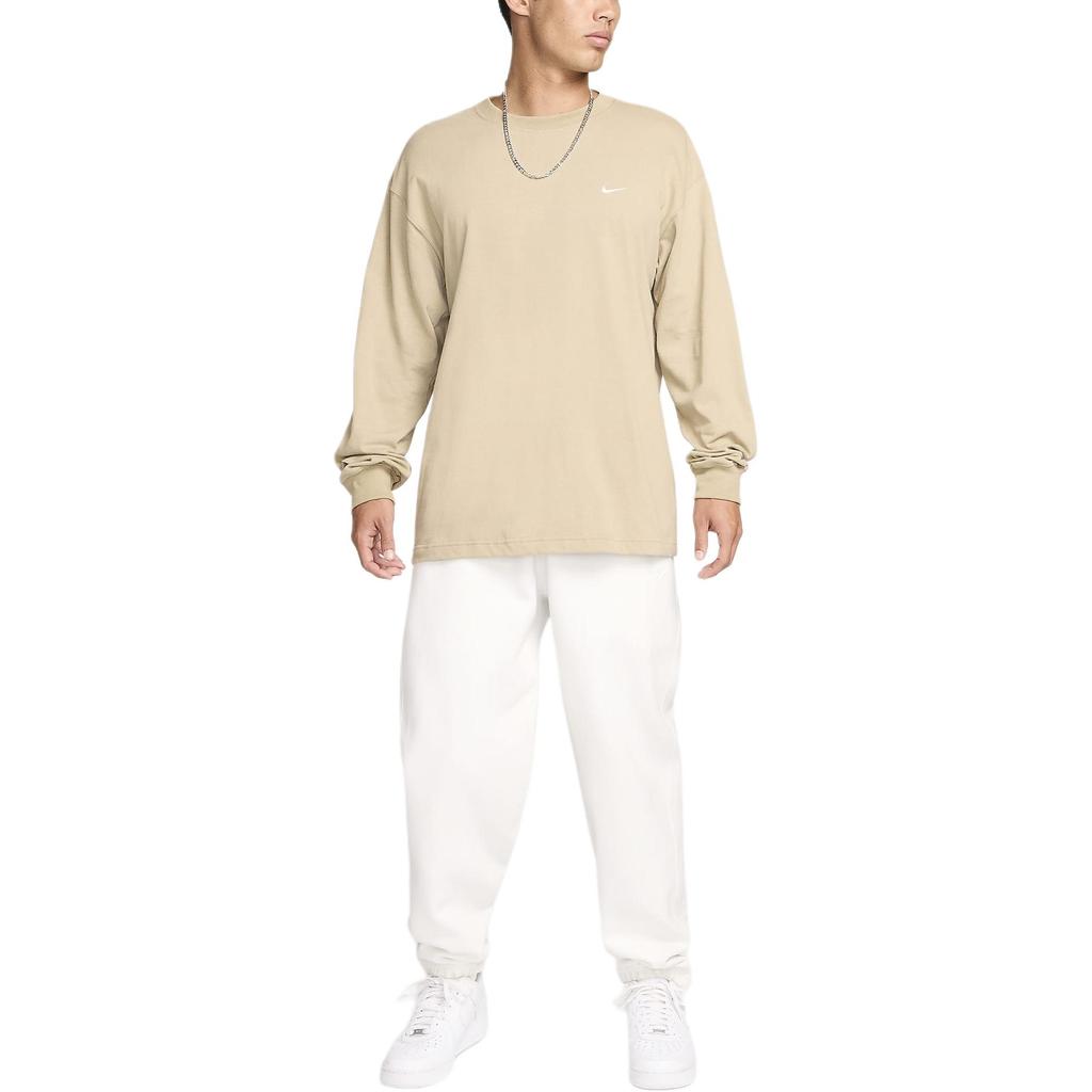 Nike Made In USA Series Comfortable Fashion Round Neck Pullover Long Sleeve T-Shirt Men Tops Khaki DN1574-247