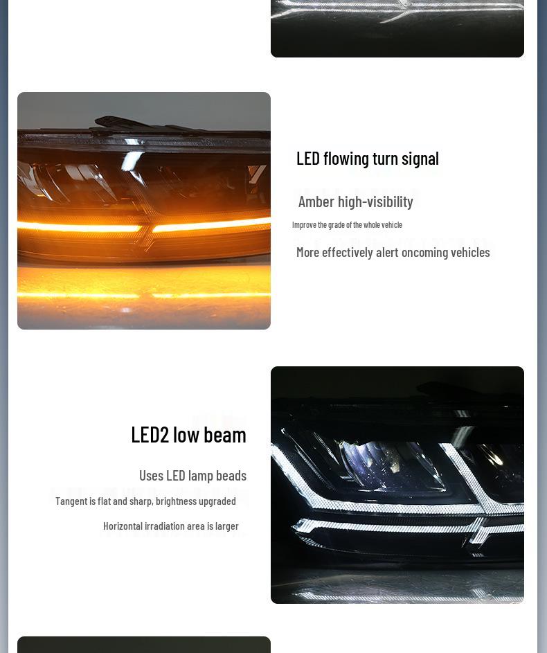 LED Daytime Running Lights & Turn Signal Assembly for 2012-2017 Chevrolet Captiva