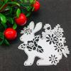 Rabbit Metal Cutting Dies DIY Stamps Crafts Scrapbooking Decoration Supplies