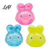 Decompression Toy for Adults Bunny Jelly Squeeze Toy Portable Soft TPR Stress Relief Travel-friendly Fidget Pressure Release Rebound Sensory