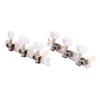 3+3 AcrylicClassical Guitar String Tuning Peg Tuners Machine Heads Silver