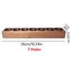 Wooden Essential Oil Display Stand 7 Holes Essential Oils Holder  Polish Case