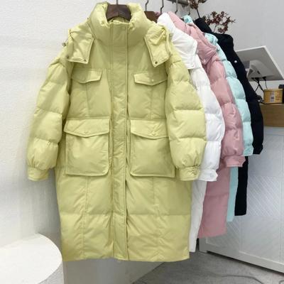 Cotton-padded Women's Mid-length Korean Version of The New Loose and Thick Down Padded Coat Large Size Coat Winter Cotton-padded Jacket Woman