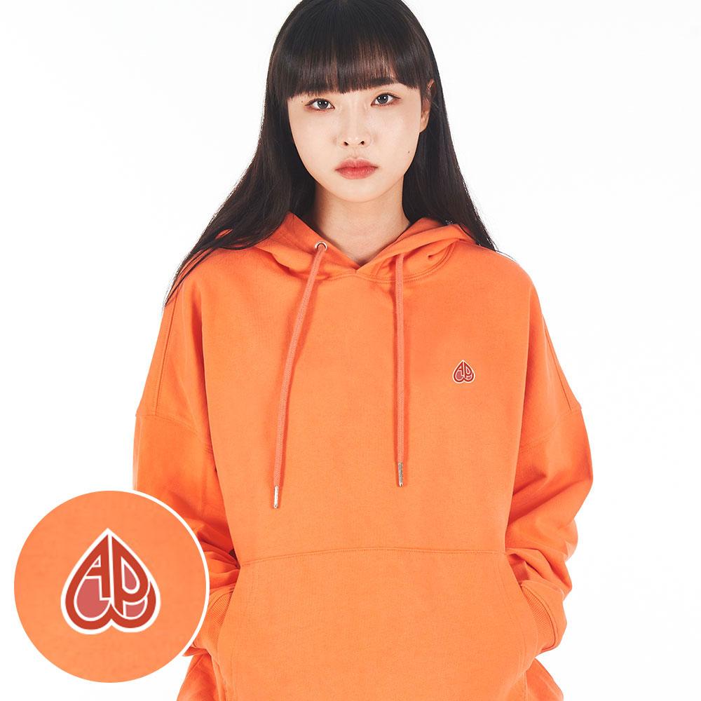 Astral Projection Oversized Drop Shoulder Ap Heart Hoodie_Coral Large