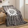 Coperta con Simbolo Anti Possesso Soprannaturale Coperta per Camera da Letto Coperta per Soggiorno Divano Pausa Pranzo Morbida Accogliente Coperta per Festival dell'Amico Regalo