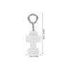 Curtain Track End Stops Beige Plastic Curtain Rail End Caps for Window 120Pcs