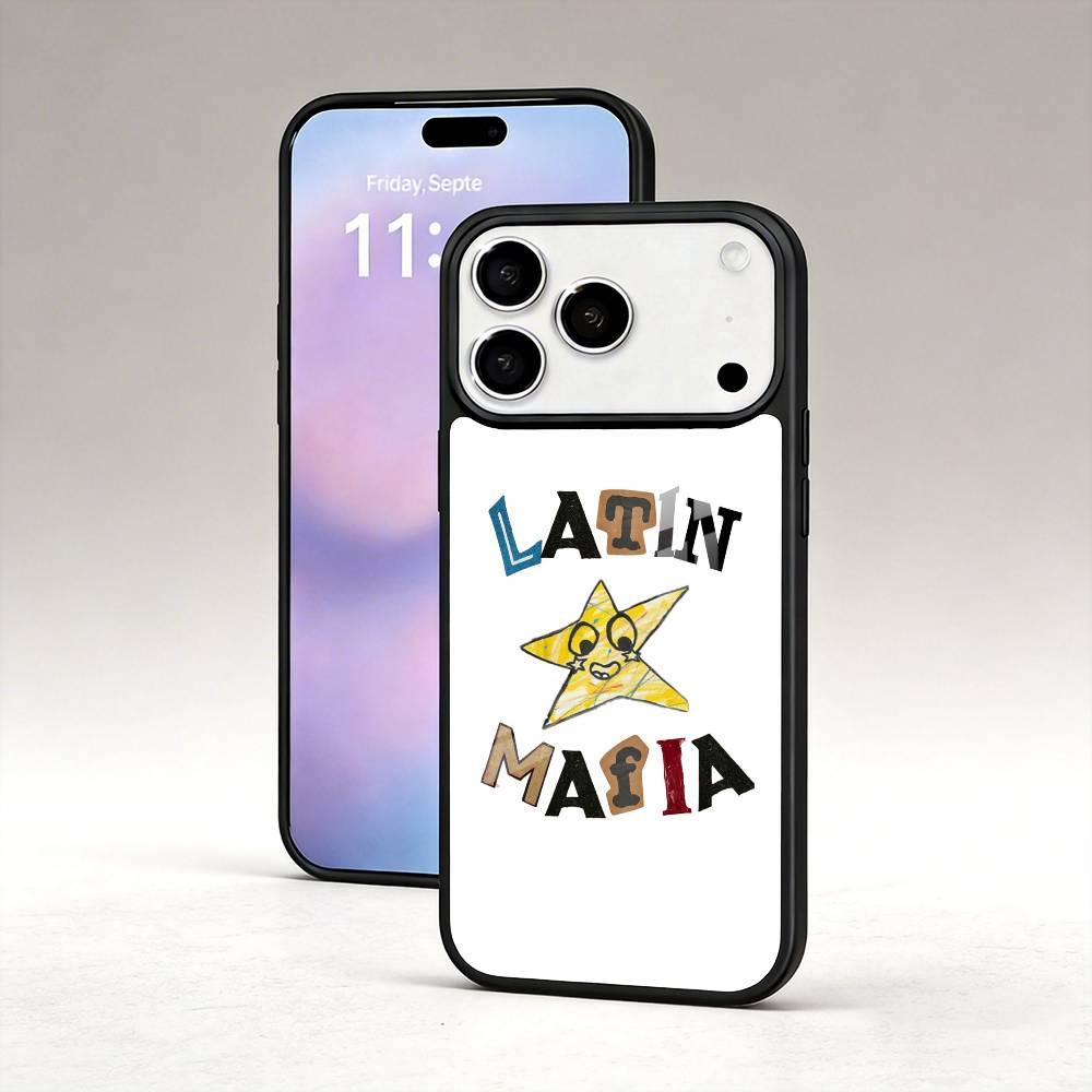 L-Latin M-Mafia Phone Case Magnetic For iPhone17 16 15 14 13 12 Pro Max For Magsafe Wireless Charging Cover
