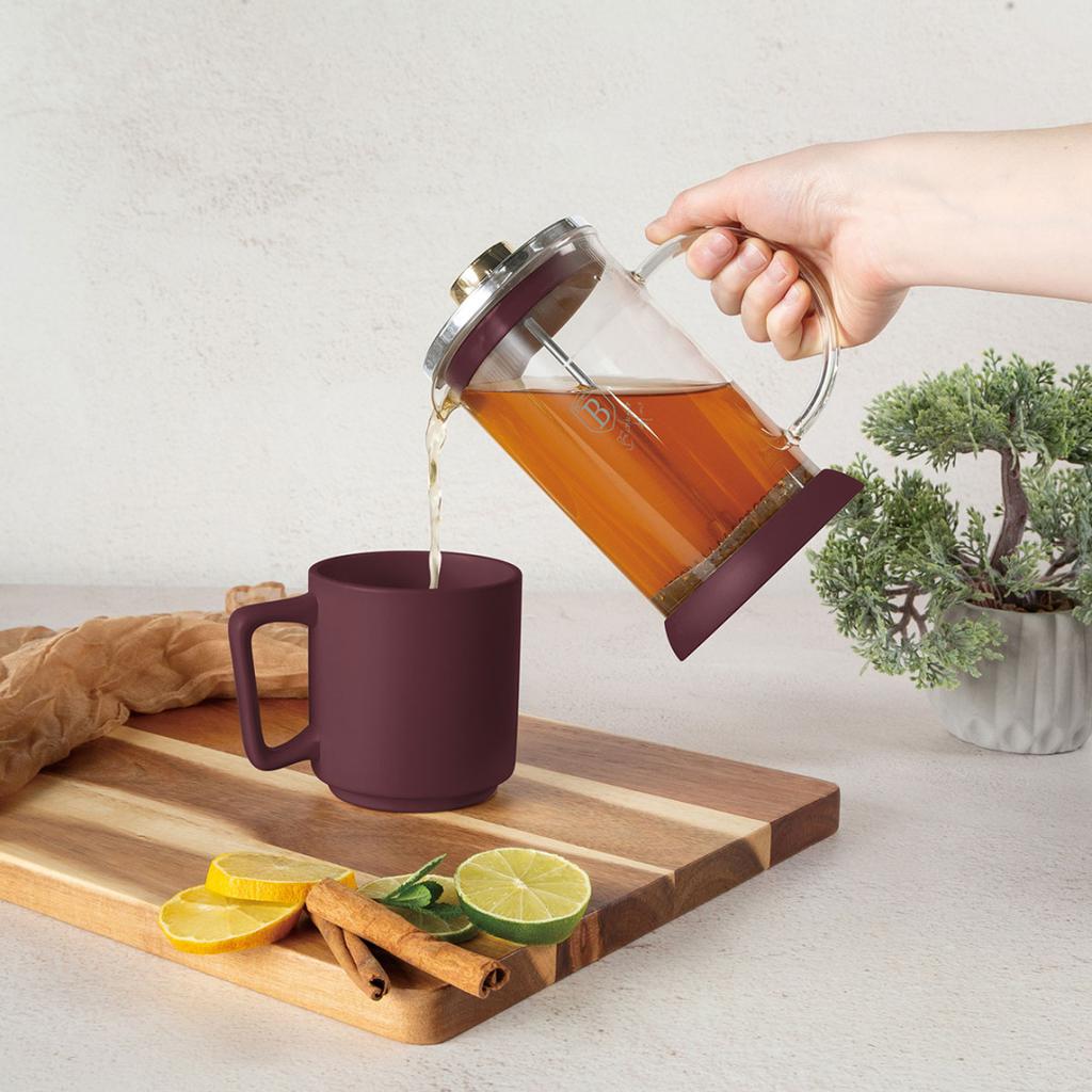 PISTON COFFEE AND TEA INFUSER 600ml BERLINGER HAUS BH-8584 LEONARDO