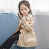 Mädchen Dünner Trenchcoat im koreanischen Stil - Niedliche Herbst-/Wintermode für 2-6 Jahre