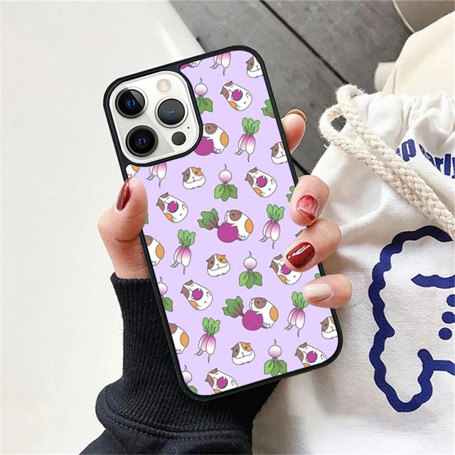 Pattern Guinea Pig Cute Coque Shell For iPhone 17 Air 15 16 14 13 12 Pro Max 11 Pro Max Plus Phone Case Cover