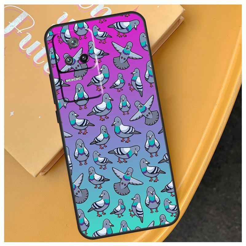 The Pigeons Case For Xiaomi 14T Pro 11T 12T 13T 13 14 15 Ultra POCO X6 Pro X3 X5 M6 F5 F6 X7 Pro Cover