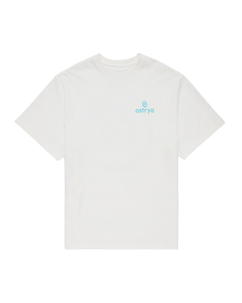 OSTRYA 26Ss Core Logo Tee Cloud White