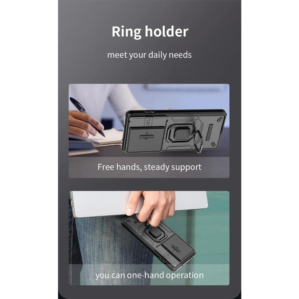 Magnetic Holder Armor for OnePlus 12 12R 11 11R Nord CE 3 Lite N30 5G Case Lens Protection Ring Cover Business Full Protection Cover