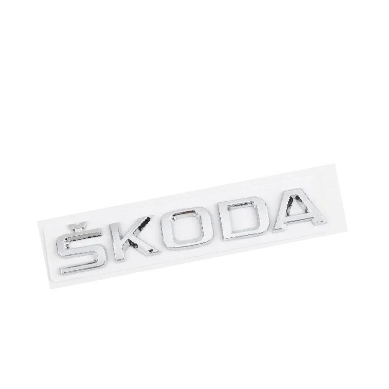 Für Skoda FABIA KAMIQ KAROQ KODIAQ OCTAVIA RAPID SUPERB YETI Auto Kofferraum Buchstaben Emblem Logo Aufkleber Vorne Hinten Abzeichen Zubehör