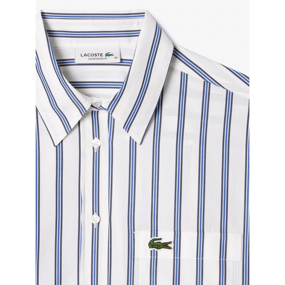 LacoSte Women S overSized Poplin Shirt Cf7706 54n Iba q2nCf7706 54nIba