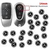 BTY4 Car Key Stickers Auto Control Keychain Emblem For Mercedes Benz C180 C200 C260 C300 W108 W124 W126 W140 W168 W169 Accessories