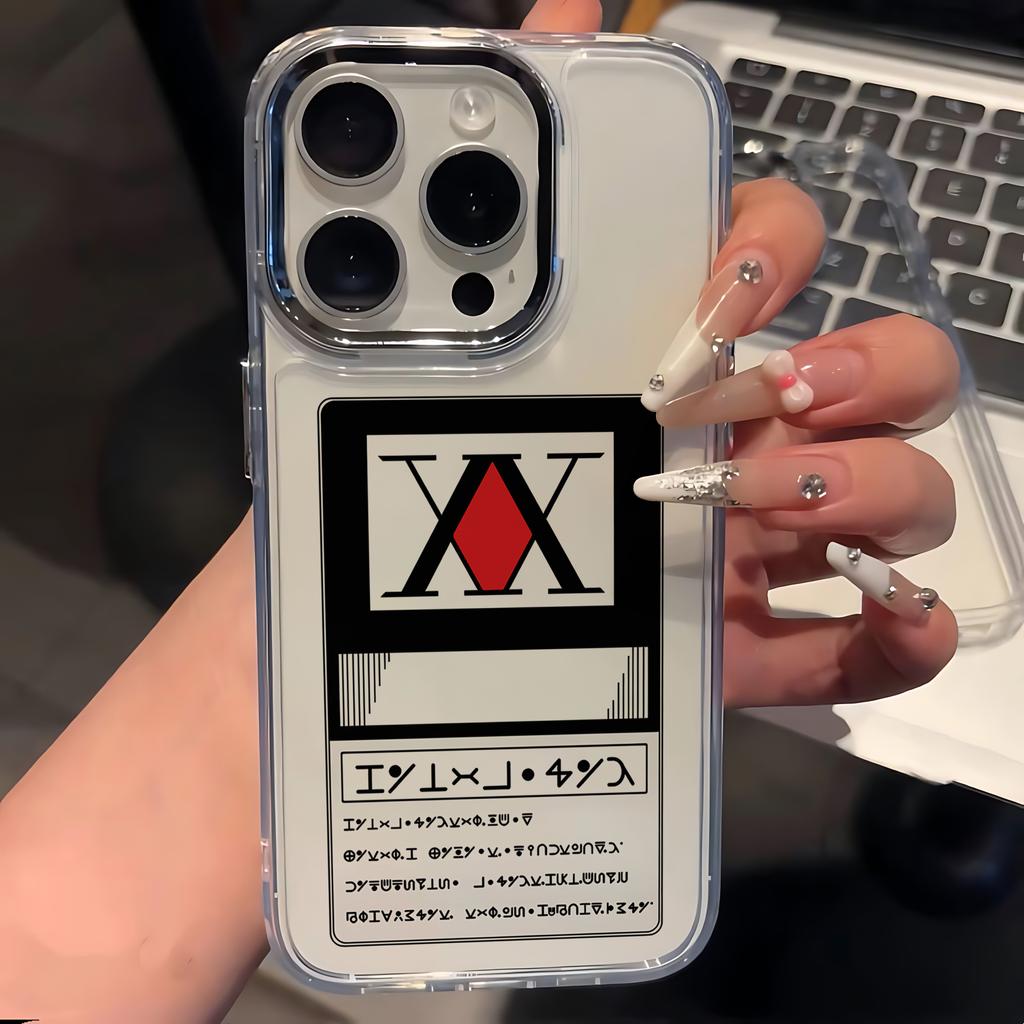 Μαύρη Θήκη Κινητού HUNTER×HUNTER Anime Hot Για IPhone 17 16e 16 15 14 13 12 11 Mini Pro Max X XR XSMAX 8 7 Air Plus Μαλακό Κάλυμμα