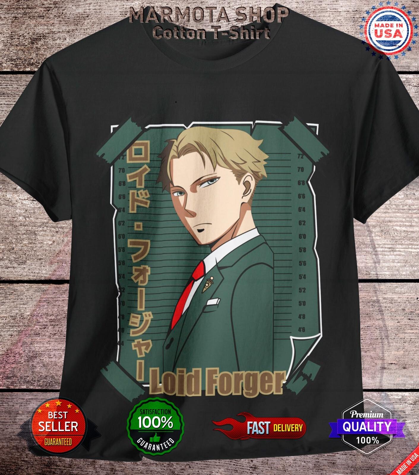 

Spy X Family T-Shirt Loid Forger Yor Anya Anime Tee Shirt Twilight All Size Bond S