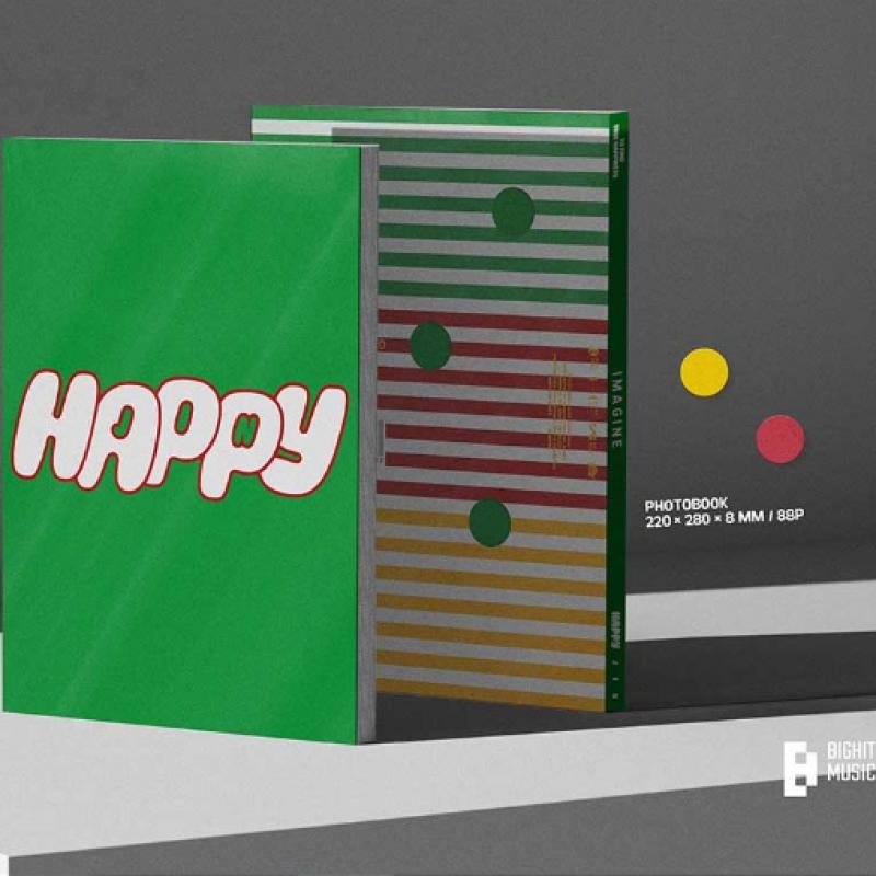 Jin   Happy Solo Album  3 Types Set 