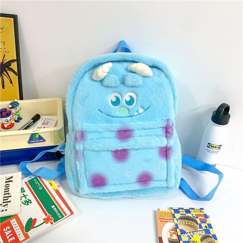 Sweet Fresh Large Capacity Cute Bear Fluffy Student Backpack