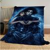 Edward Scissorhands Mugshot Plush Blanket Soft Comfortable All Seasons Perfect Gift Couch Office Nap Outdoor Travel Blanket