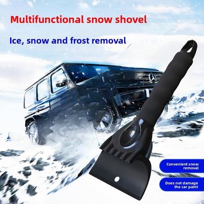 Car Multi-functional Snow Removal Shovel Snow Sweeper Front Door Glass Defrost and Ice Removal Brush Winter Snow Removal Tool