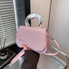 Contrasting Colors, New Urban Elegance, Fashion, Fresh and Sweet 2025 Spring Tide, Foreign Style Personality Ins Crossbody Square