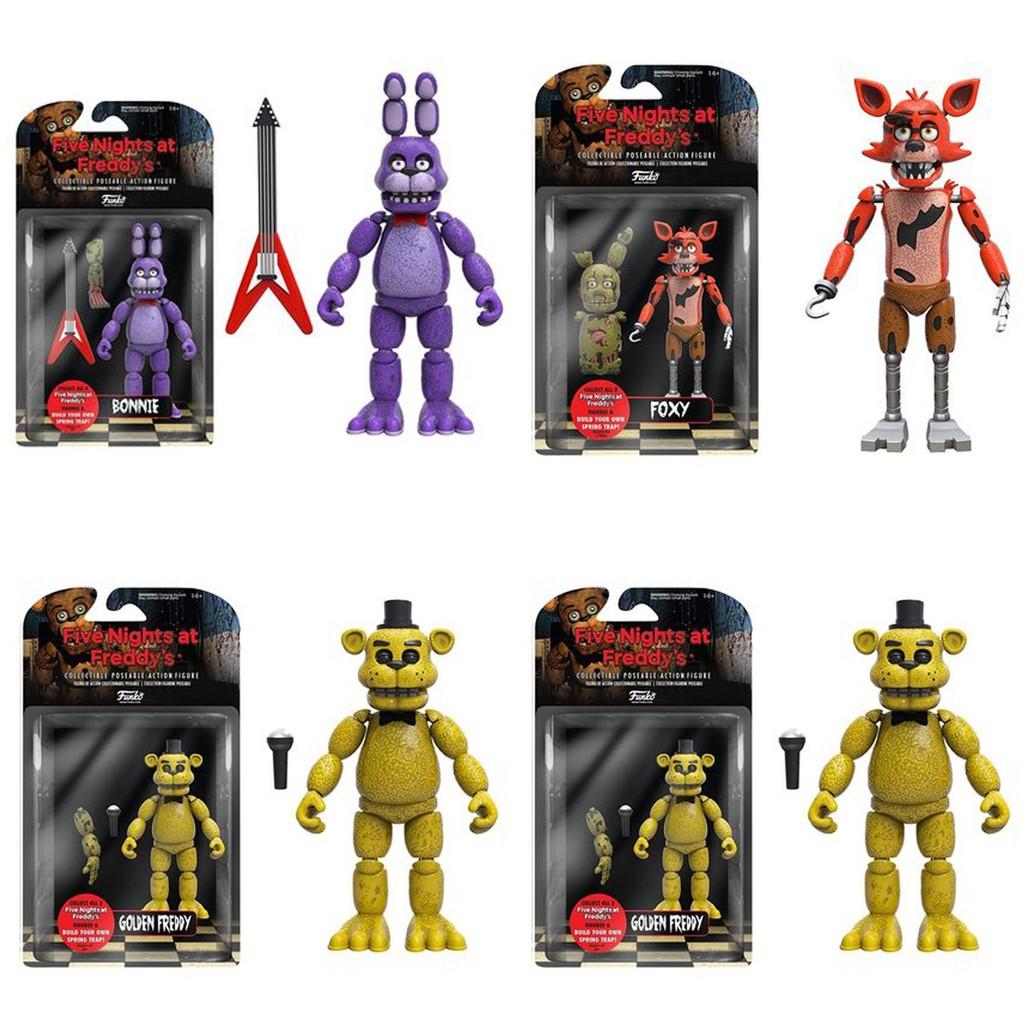 Fnaf Funko Five Nights At Freddy's Action Figure Articulated Golden Freddy For Kids