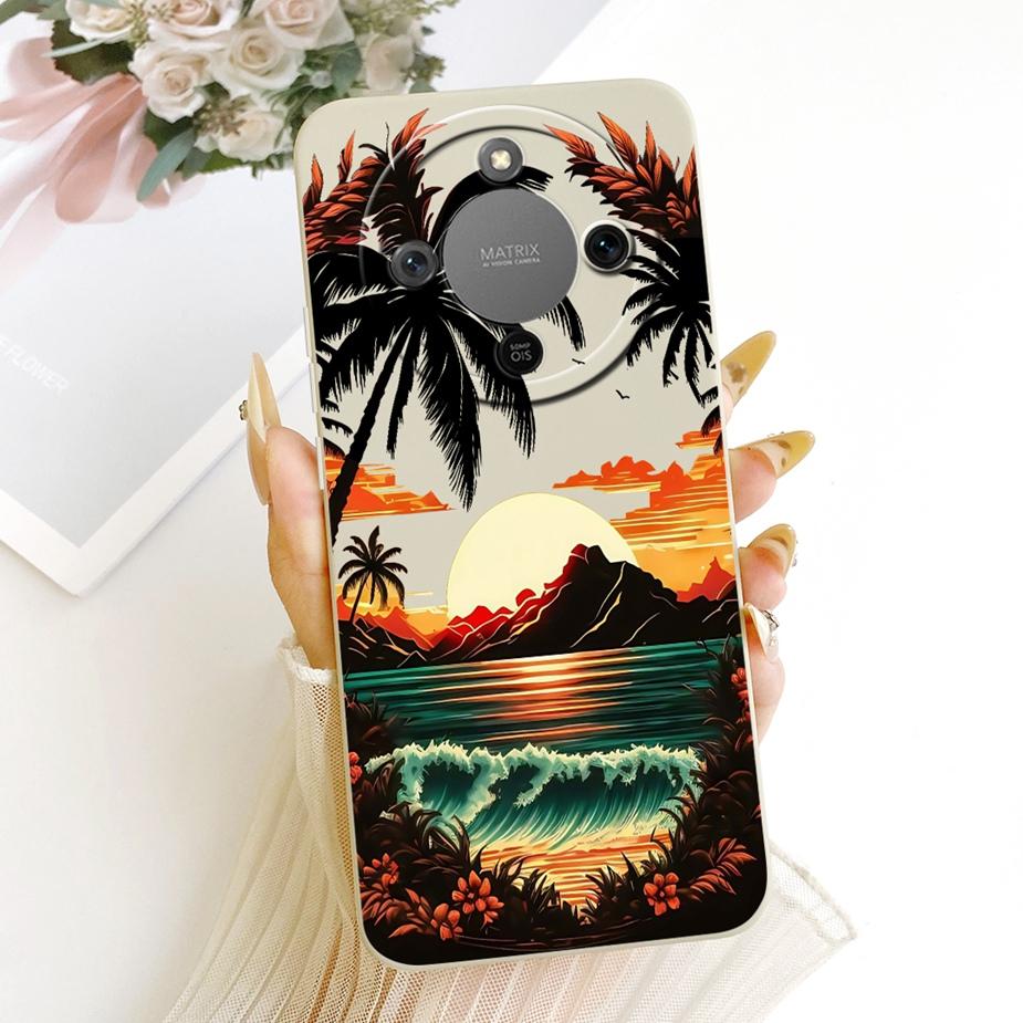 For Honor X9d Case Magic8 Lite Cute Fashion Cartoon Cover Soft TPU Phone Case For Honor Magic 8 Lite X 70 HonorX9d HonorX70 Bags