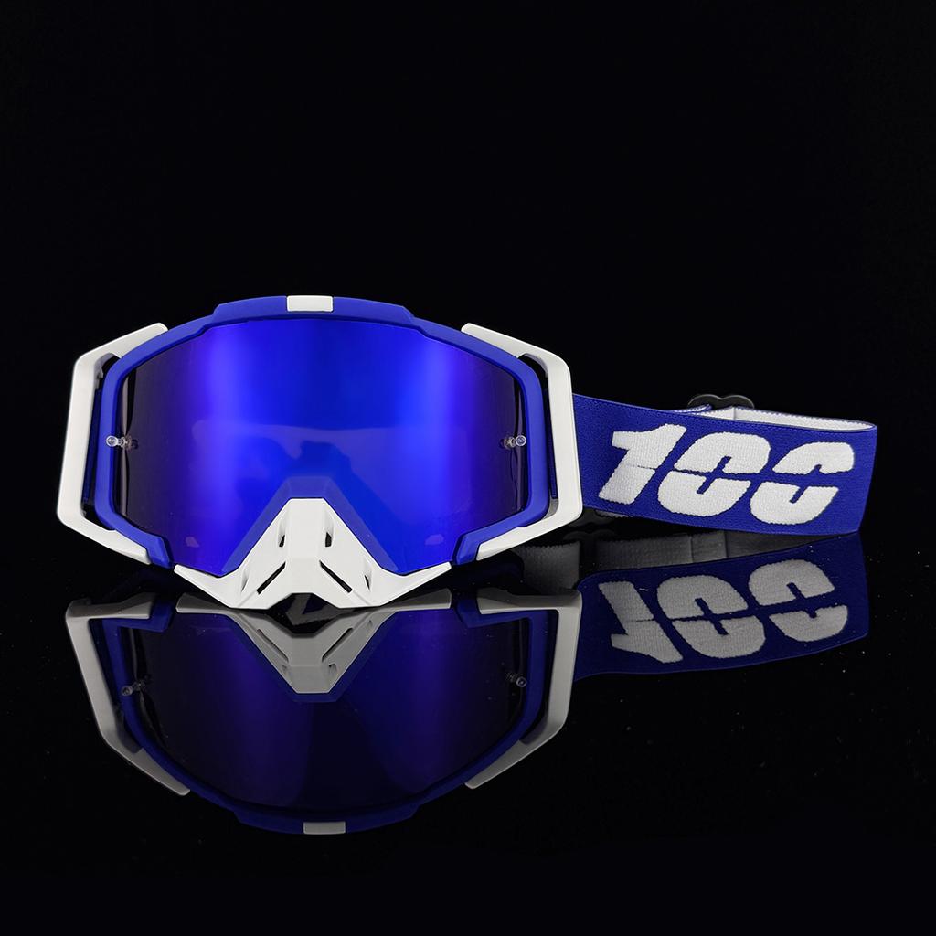 100 Motorcycle Goggles Motocross Glasses Off-road Sunglasses For Man MTB ATV Mask Windproof Protection Cycling Racing Goggles