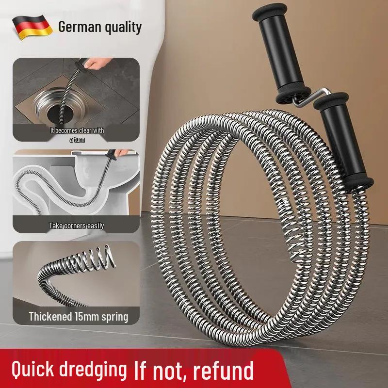 Household Drain & Toilet Unclogging Tools