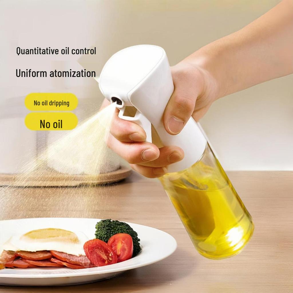 Glass Oil Sprayer Bottle for Air Fryer – Edible Mist Spray for Cooking and Oil Control