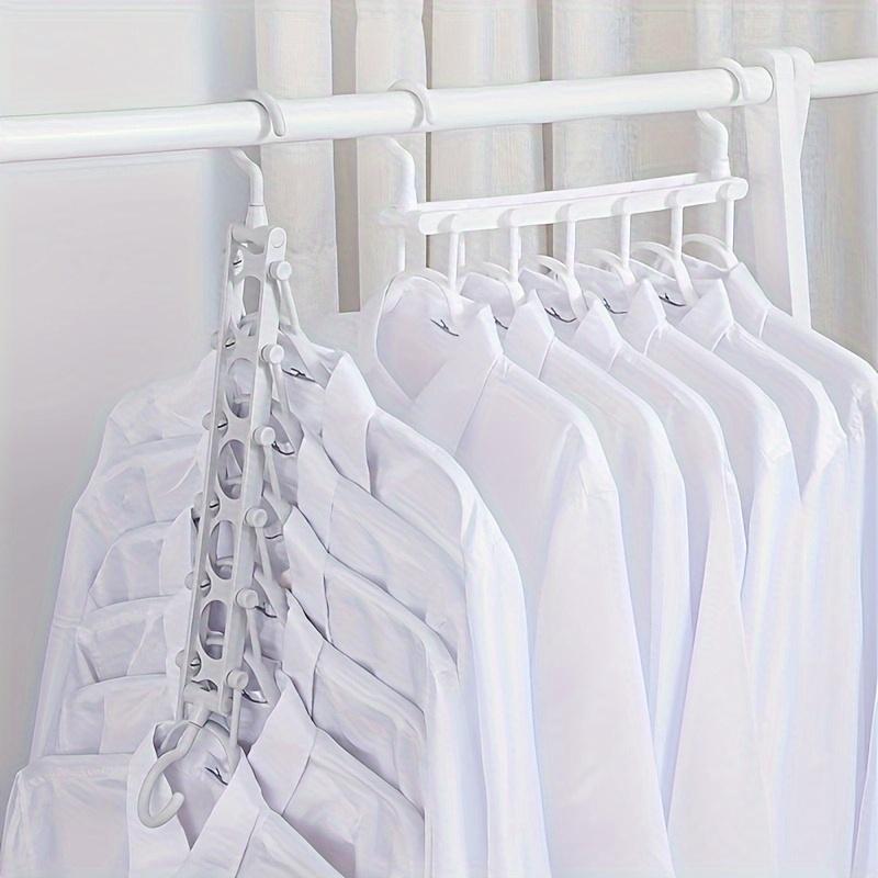 Space-Saving Stacked Hangers for Wardrobe Organization and Clothes Drying - Detachable Coat Hanger, Pants Hanger, and More!