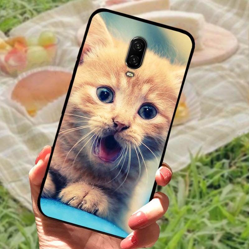 For Oneplus 6T Case Silicone Soft TPU Phone Cover For One Plus 6 6T Case Bumper For Oneplus 6 6 T Capa Mabrle Fashion Coques