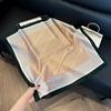 New silk scarf women's fashion versatile high-end small square scarf Korean version neck protection scarf spring and autumn retro scarf binding bag