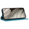 For Google Pixel 9 Pro/Pixel 9 Case Leather Butterfly Floral Design Flip Wallet Phone Cover