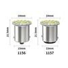 10pcs 12V/24V LED Bulb 1156 BA15S R5W R10W 1157 BAY15D 3014 22 SMD For Truck Turn Signal Lights Daytime Running Lamp 6000K White Dome Lights 6