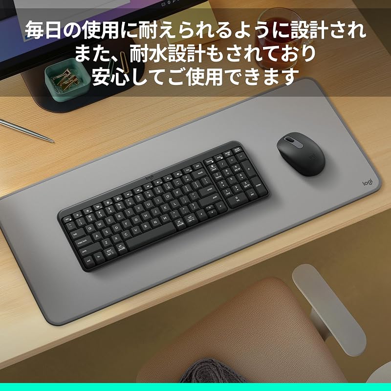 Logitech Bluetooth Wireless Mouse and Keyboard Set MK250GRd (Japanese Layout) - Genuine Domestic Product