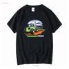 Steiger Panther PTA 325 Black  T Shirt EXC 351 Vintage Washed Unisex Soft Homme Top For Everyday Wear Comfortable Stylish