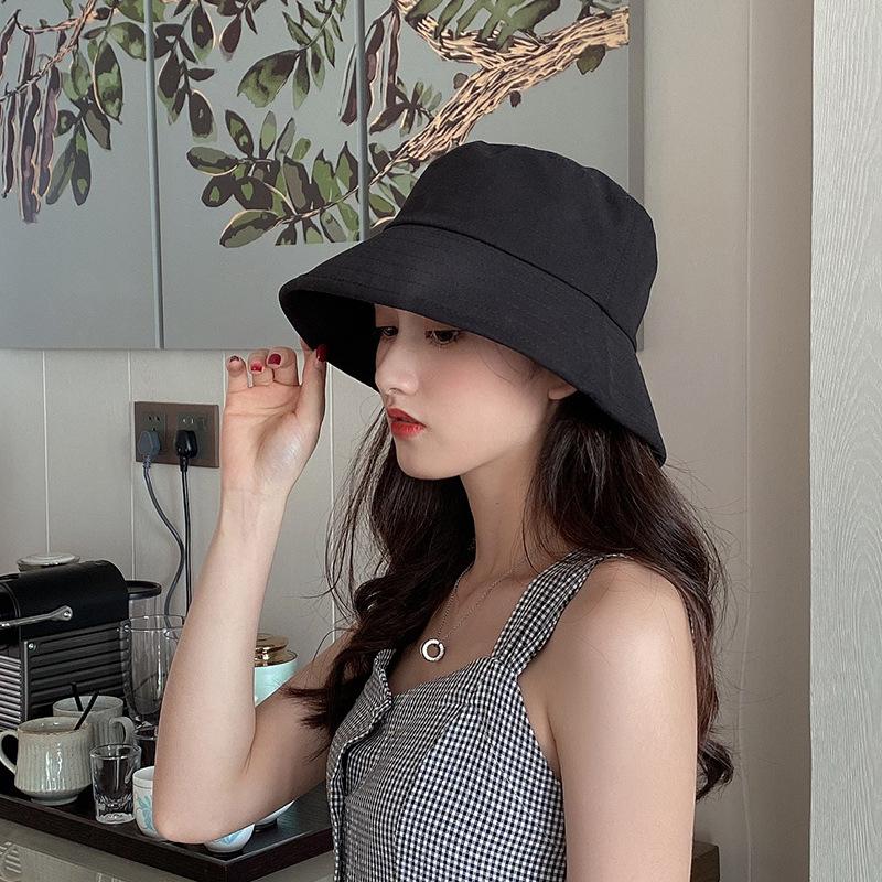 Bucket Hat Women's Versatile Sun Hat Summer Thin Face Cover Sun Hat UV Protection Sun Hat Children