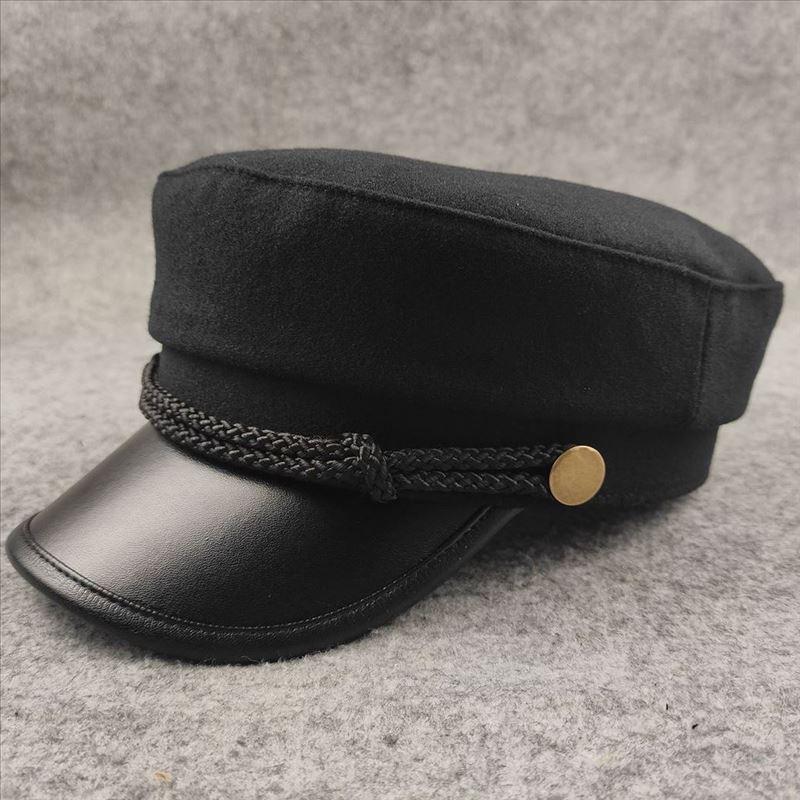 Retro Youth Hat Fall and Winter Men's Hat Casualcasual Sealed Large Head Circumference Middle-aged and Elderly Men's Hat Small Head Circumference