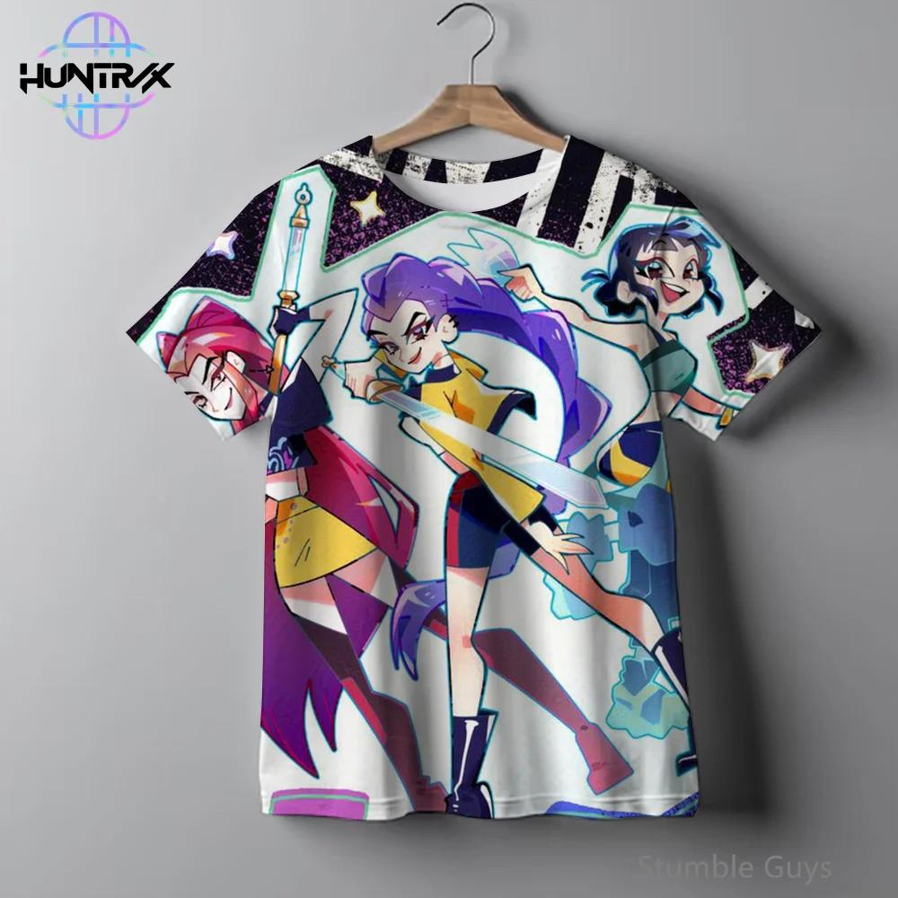 Anime clothing, men's and women's casual fashion, 3D short sleeved summer boy and girl T-shirt