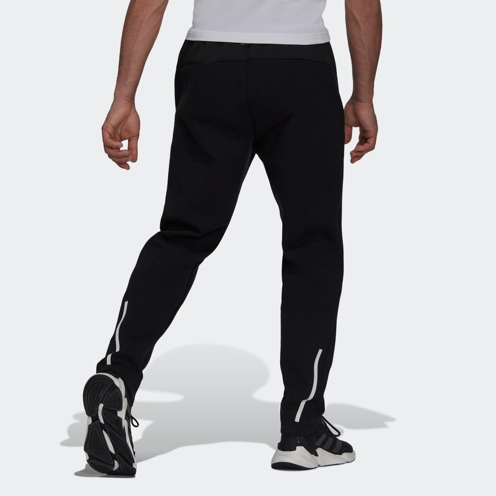 Adidas Pantaloni conici cu logo ZNE Pantaloni pentru bărbați Negru GT9781