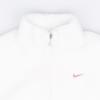 Nike Solid Color Stand Collar Zipper Casual Loose Thick Fleece Jacket Women Jackets Sail-White FV4009-133