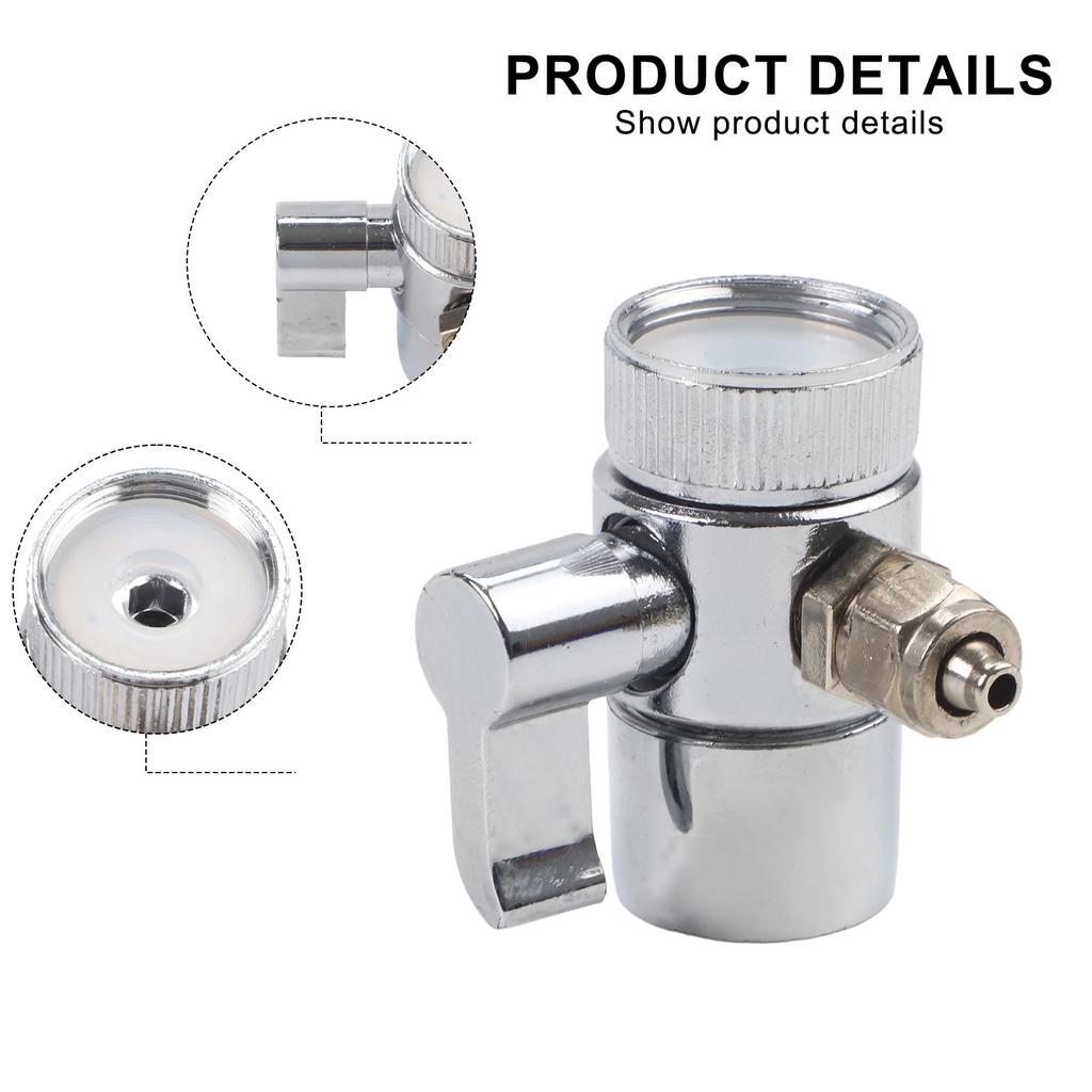 Válvula desviadora de grifo de fregadero Filtro de agua sobre encimera Tubo RO de 1/4" Purificador de agua Interruptor de grifo Divisor de agua Para fregadero de cocina