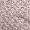 oneOone Cotton Flex Dark Brown Fabric Paisleys Craft Projects Decor Fabric Printed By The Yard 40 Inch
